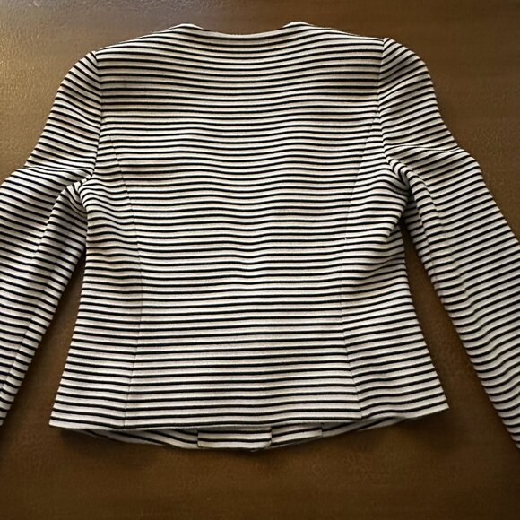 BCBG Maxazria Blazer - Black & White Striped- Size XS - Picture 5 of 5
